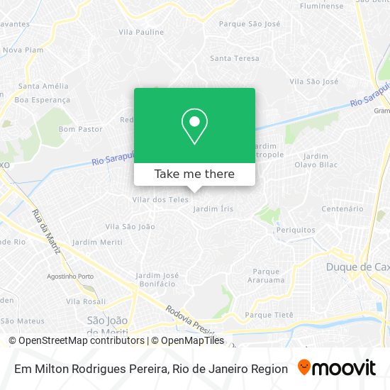 Em Milton Rodrigues Pereira map