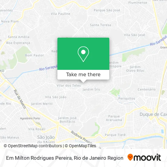 Em Milton Rodrigues Pereira map