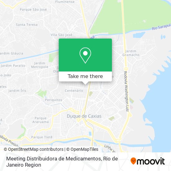 Meeting Distribuidora de Medicamentos map