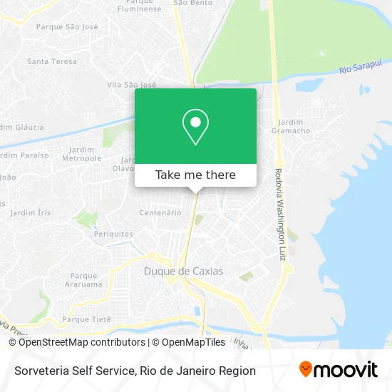 Sorveteria Self Service map
