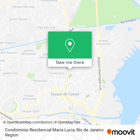 Mapa Condominio Residencial Maria Lucia