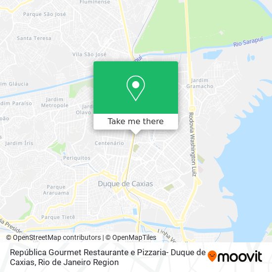 República Gourmet Restaurante e Pizzaria- Duque de Caxias map