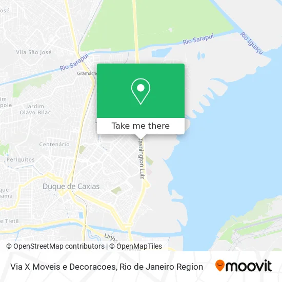 Via X Moveis e Decoracoes map