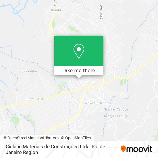 Cislane Materiais de Construções Ltda map