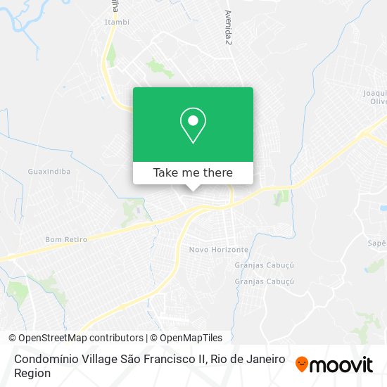 Condomínio Village São Francisco II map