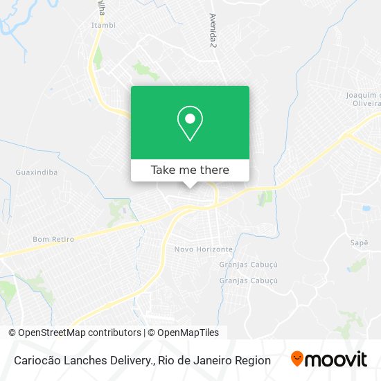 Cariocão Lanches Delivery. map