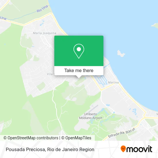 Pousada Preciosa map