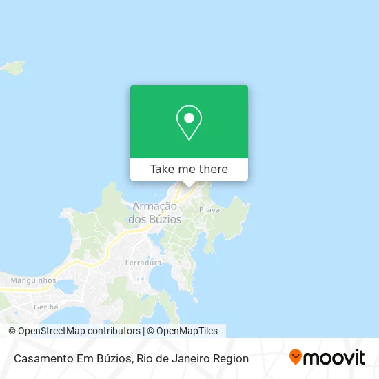 Casamento Em Búzios map