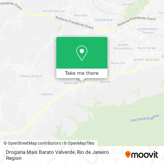 Drogaria Mais Barato Valverde map