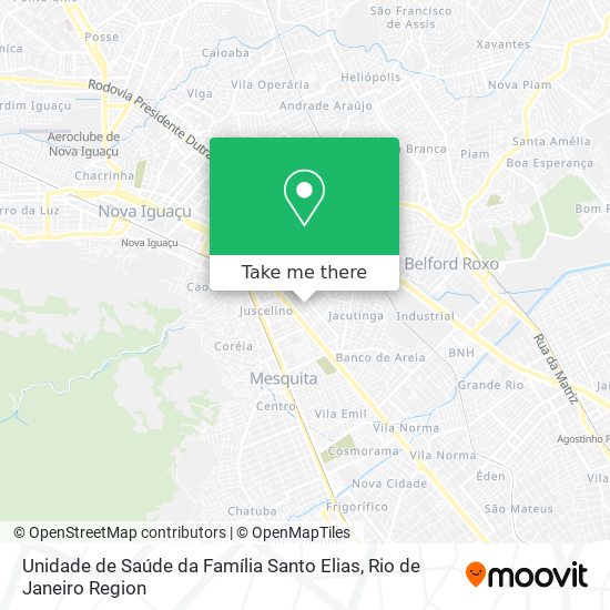 Unidade de Saúde da Família Santo Elias map