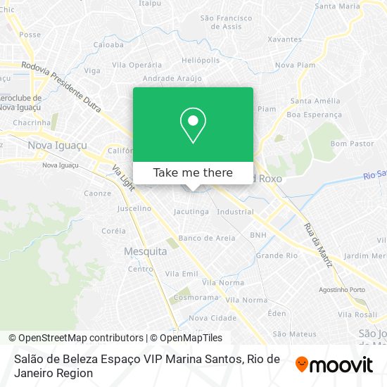 Salão de Beleza Espaço VIP Marina Santos map