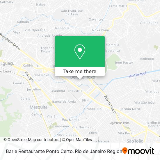 Bar e Restaurante Ponto Certo map