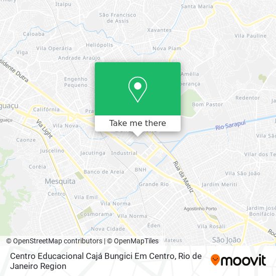 Centro Educacional Cajá Bungici Em Centro map