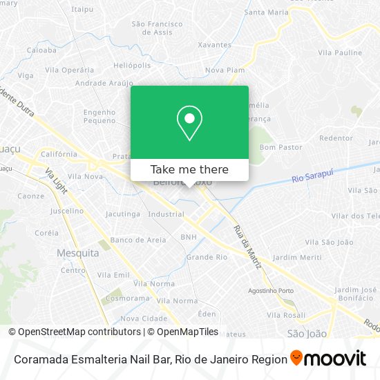 Coramada Esmalteria Nail Bar map