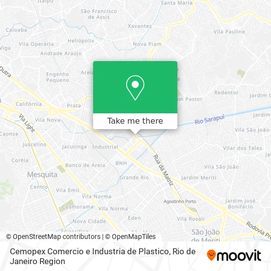 Cemopex Comercio e Industria de Plastico map