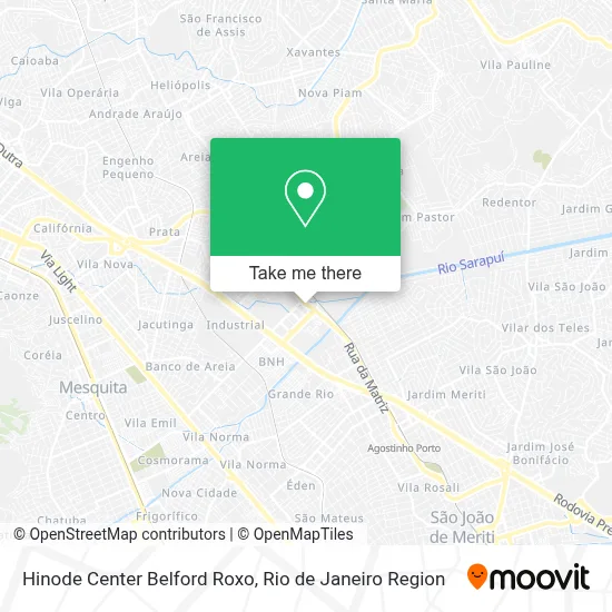 Hinode Center Belford Roxo map