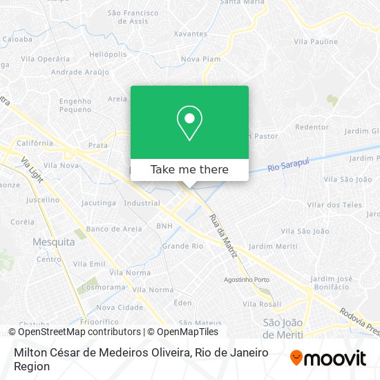 Milton César de Medeiros Oliveira map