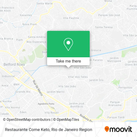 Restaurante Come Keto map