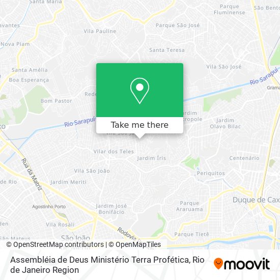 Assembléia de Deus Ministério Terra Profética map