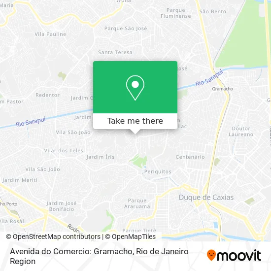 Avenida do Comercio: Gramacho map
