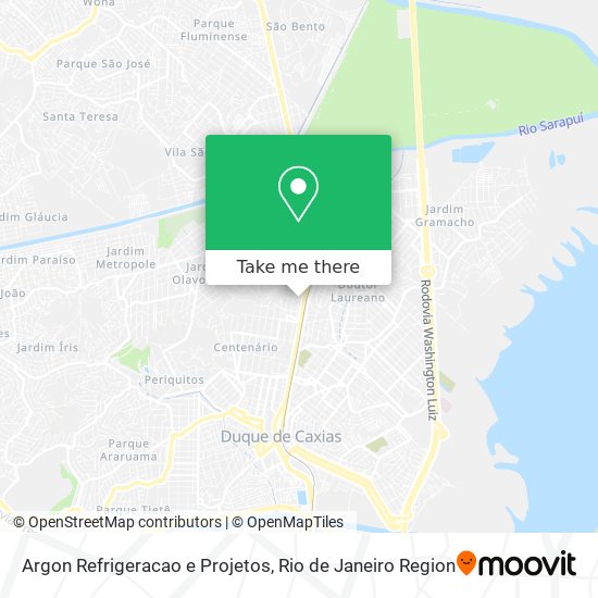 Mapa Argon Refrigeracao e Projetos