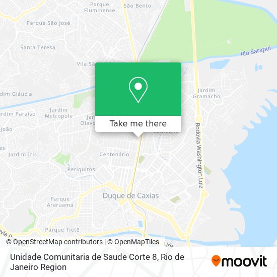 Unidade Comunitaria de Saude Corte 8 map