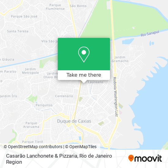 Casarão Lanchonete & Pizzaria map