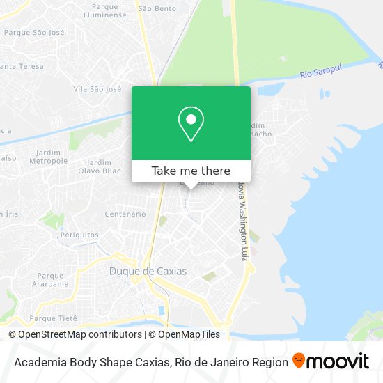 Academia Body Shape Caxias map