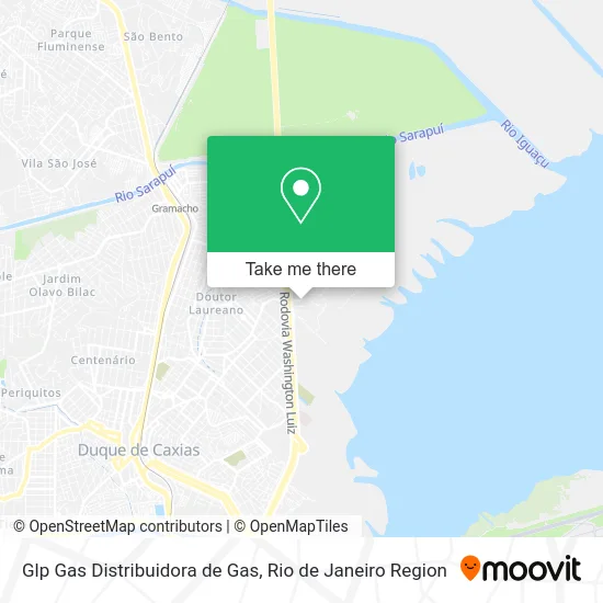 Glp Gas Distribuidora de Gas map