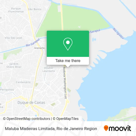 Maluba Madeiras Limitada map