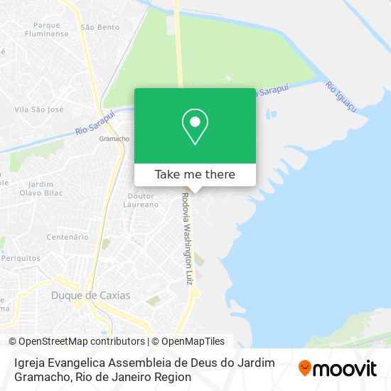 Mapa Igreja Evangelica Assembleia de Deus do Jardim Gramacho