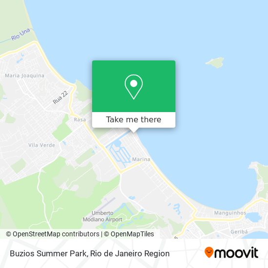 Buzios Summer Park map