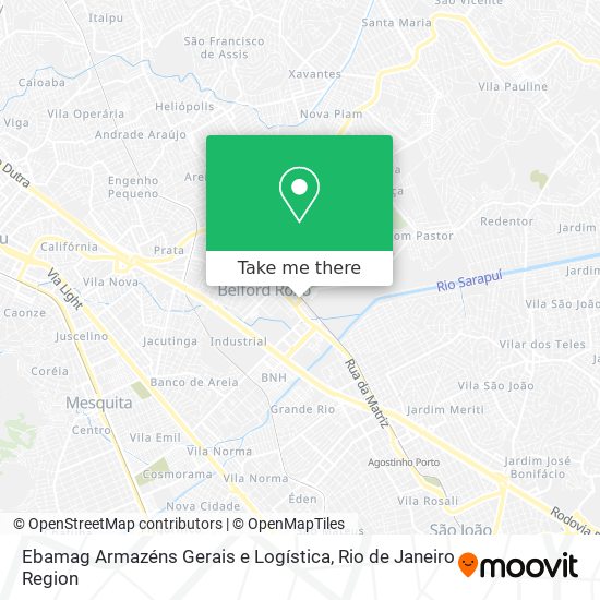 Ebamag Armazéns Gerais e Logística map