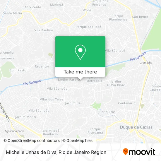 Michelle Unhas de Diva map