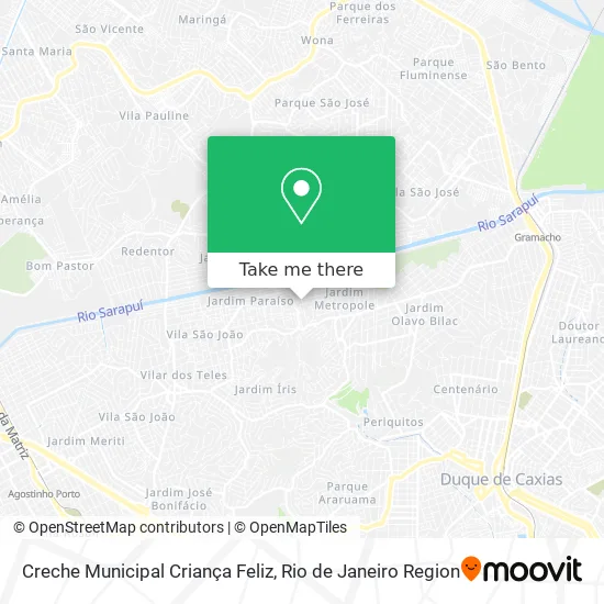 Creche Municipal Criança Feliz map