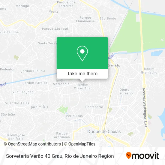 Sorveteria Verão 40 Grau map