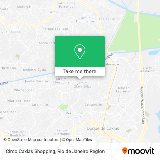 Circo Caxias Shopping map