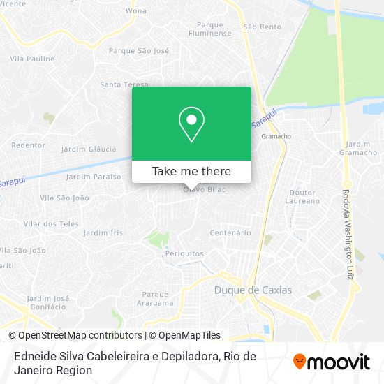 Mapa Edneide Silva Cabeleireira e Depiladora