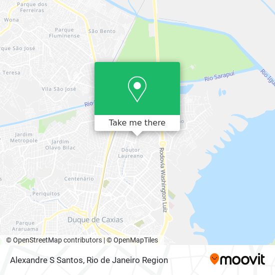 Alexandre S Santos map