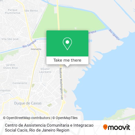 Centro de Assistencia Comunitaria e Integracao Social Cacis map