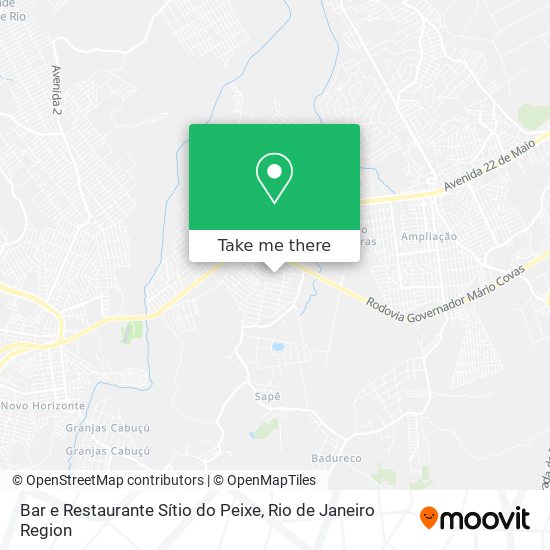 Bar e Restaurante Sítio do Peixe map
