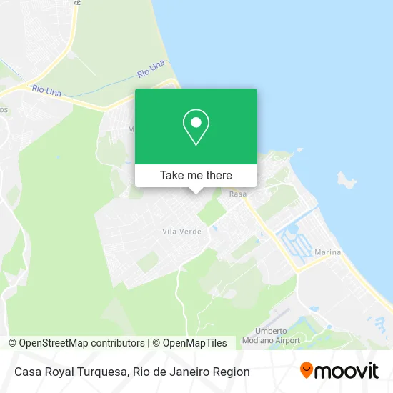 Casa Royal Turquesa map