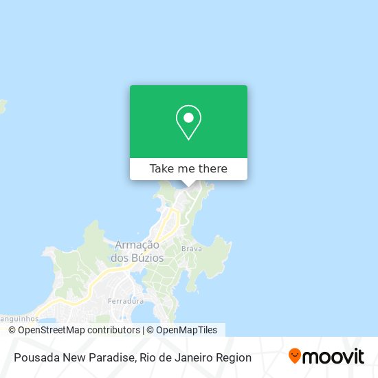 Pousada New Paradise map