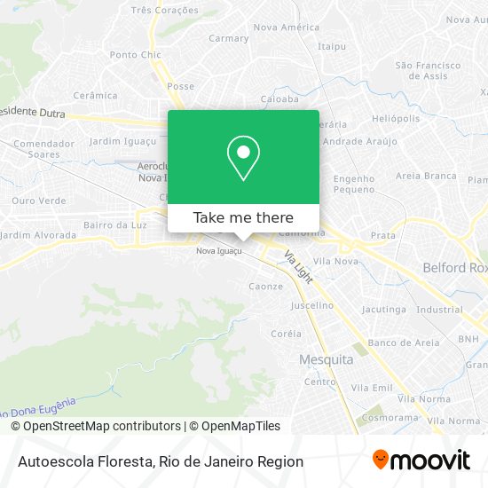 Autoescola Floresta map
