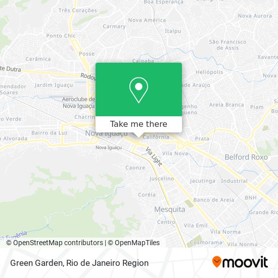 Green Garden map