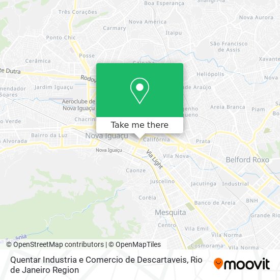 Quentar Industria e Comercio de Descartaveis map