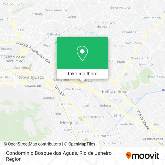 Condominio Bosque das Aguas map