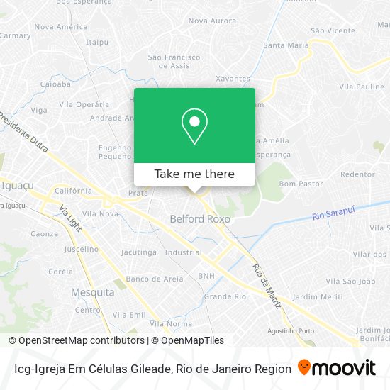Icg-Igreja Em Células Gileade map
