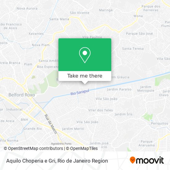 Aquilo Choperia e Gri map