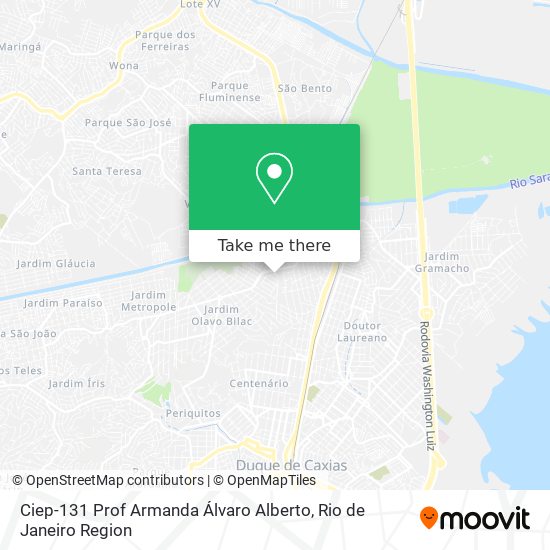 Ciep-131 Prof Armanda Álvaro Alberto map